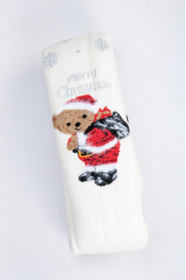 Колготи дитячі махрові новорічні  